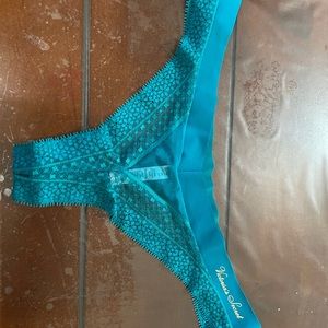 Teal Victoria’s Secret Thong